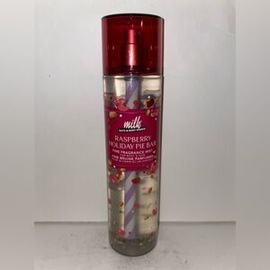 Bath & Body Works Milk Bar Raspberry Holiday Pie Bar Fragrance Mist 8oz New